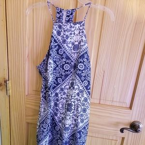 Boho Print Razorback Dress